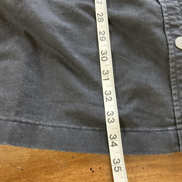 Levis Women’s Ellie Denim Dress Sz XS New Black Long Sleeve Snap Up Jean dress - Picture 10 of 12